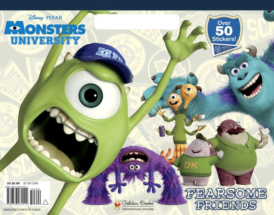 Fearsome Friends (Disney/Pixar Monsters University)