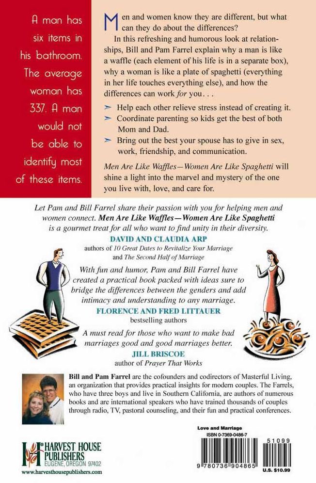 Men Are like Waffles - Women Are like Spaghetti: Understanding and Delighting in Your Differences
