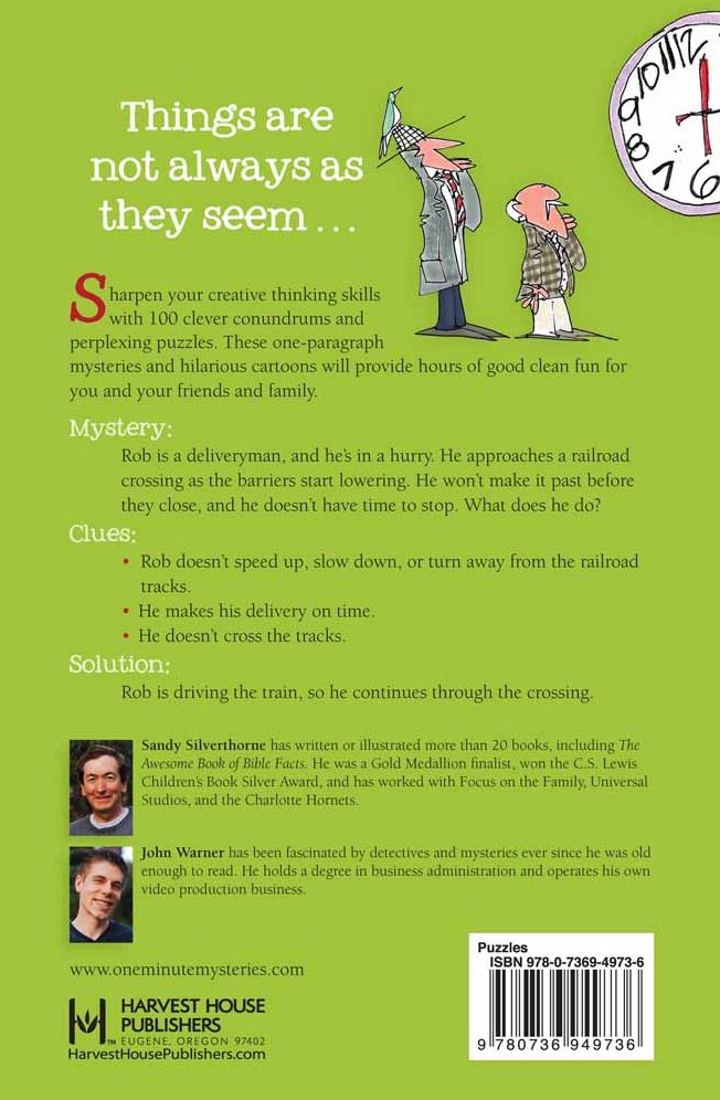 The Awesome Book of One-Minute Mysteries and Brain Teasers
