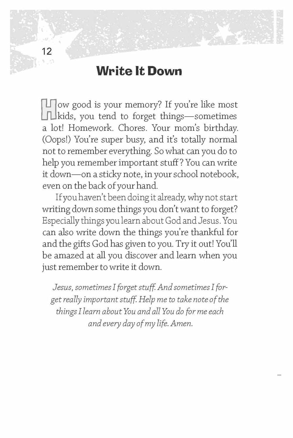 A Boy After God's Own Heart Action Devotional
