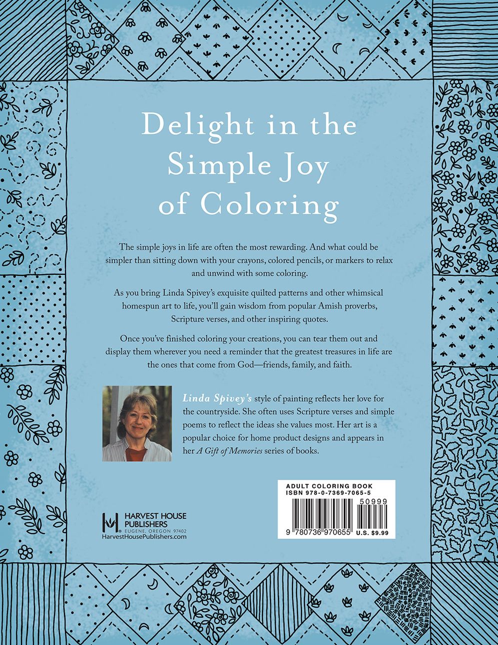 Color God's Simple Gifts: A Coloring Book of Amish Wisdom for Adults