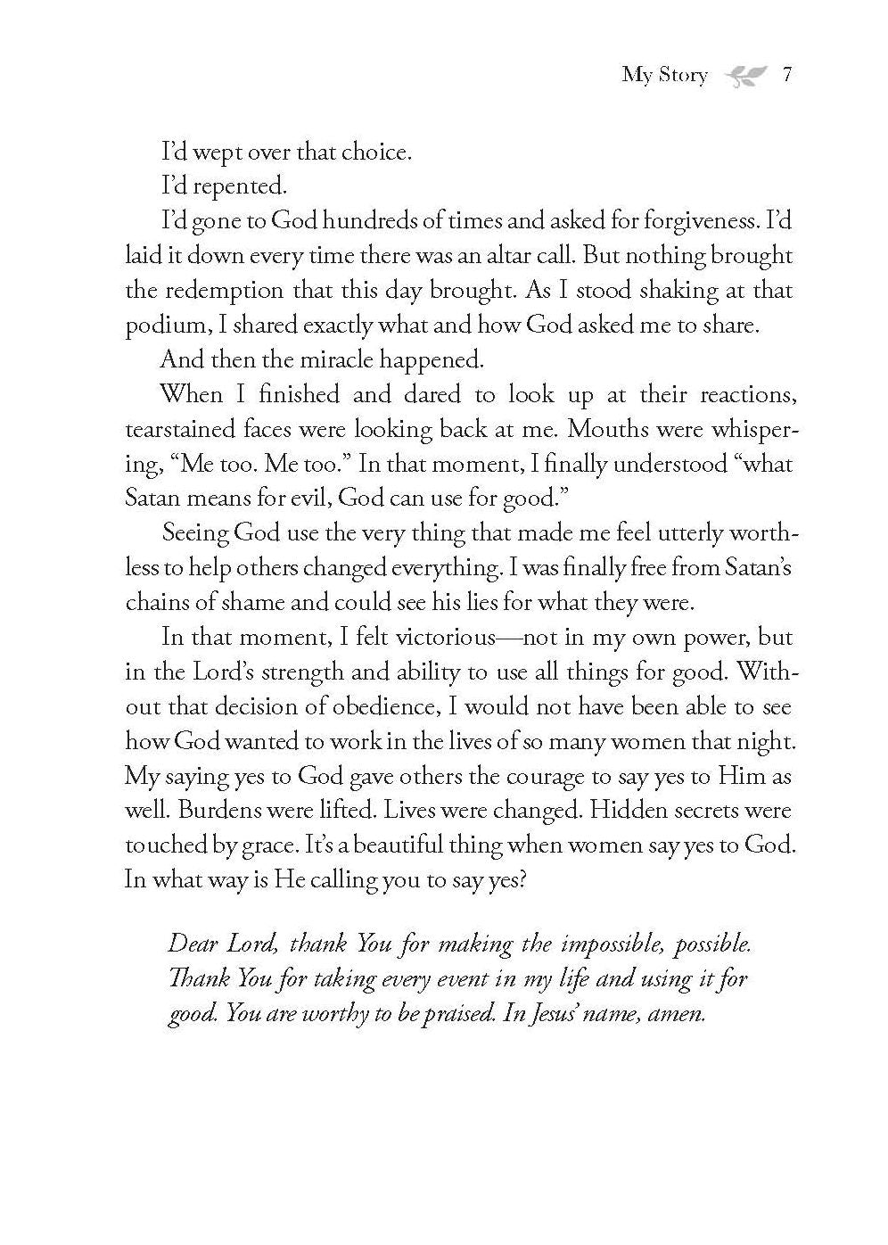 What Happens When Women Say Yes to God Devotional