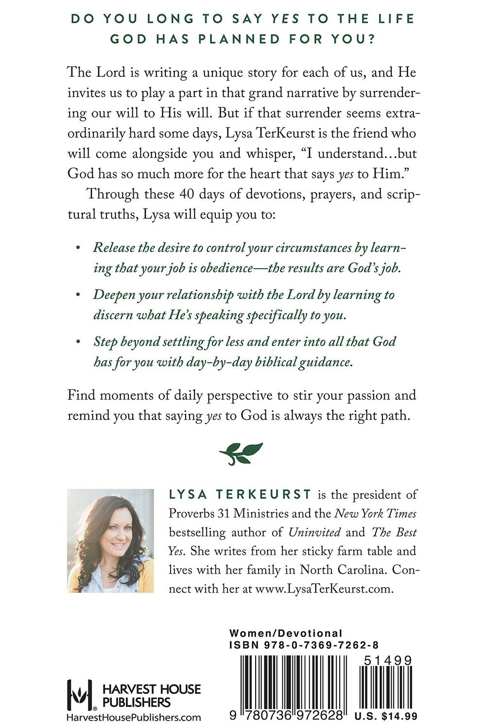 What Happens When Women Say Yes to God Devotional