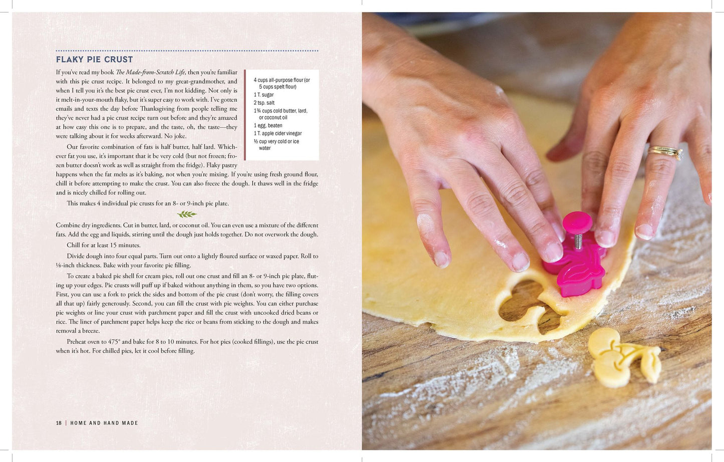 Home and Hand Made: A Homesteader's Recipes to Help You Cook, Clean, and Care for Your Family