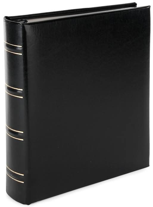 Black Bonded Leather Memory Photo Album