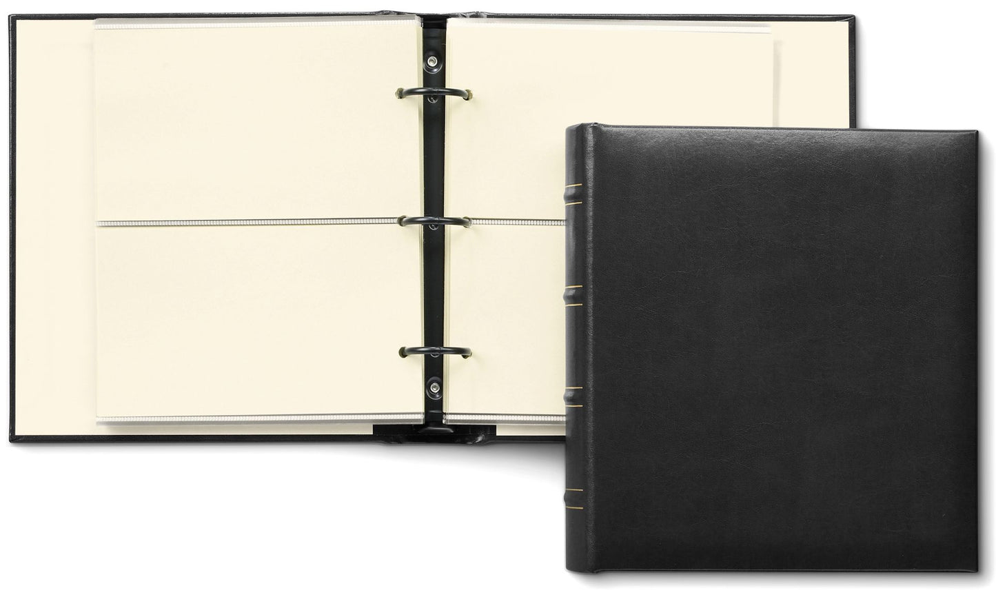Black Bonded Leather Memory Photo Album