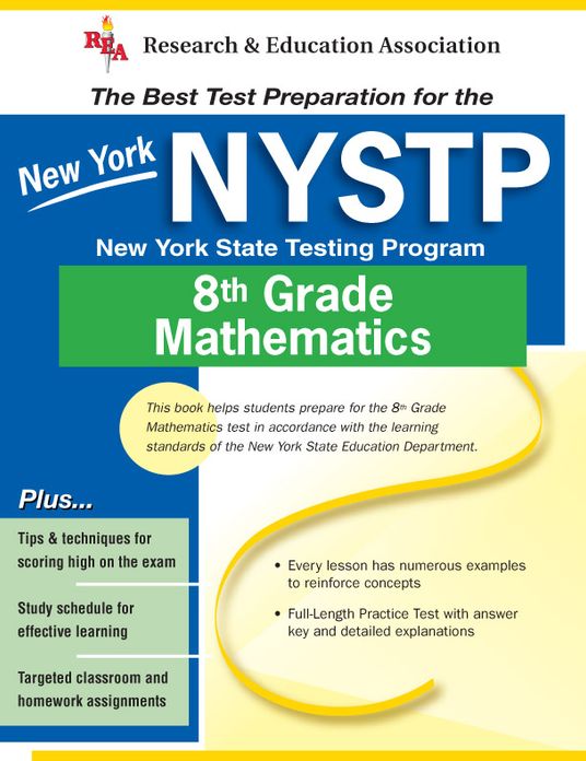 New York NYSTP (REA) - the Best Test Prep for 8th Grade Math