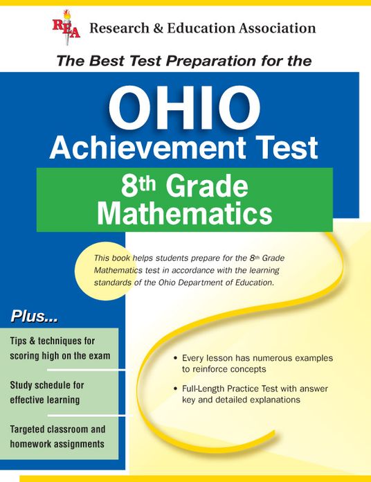 OAT Ohio 8th Grade Mathematics Achievement Test (REA) - the Best Test Prep for the 8th Grade Math
