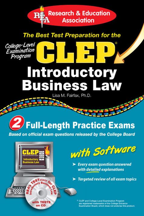 The Best Test P CLEP Introductory Business Law (REA) w/CD - The Best Test Prep