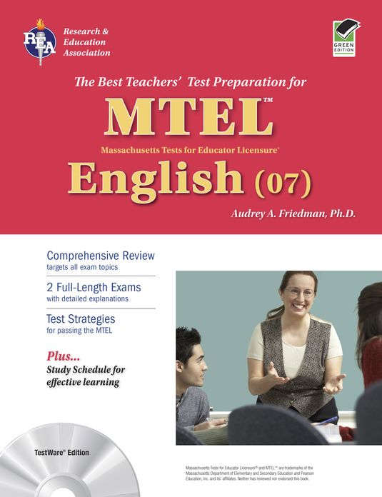 Massachusetts MTEL English (07) with CD
