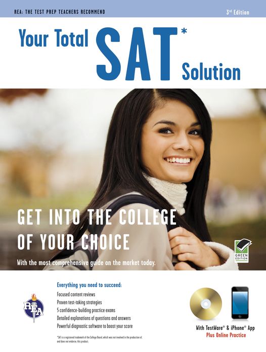 Your Total SAT Solution w/ CD-ROM 3rd Ed (REA)