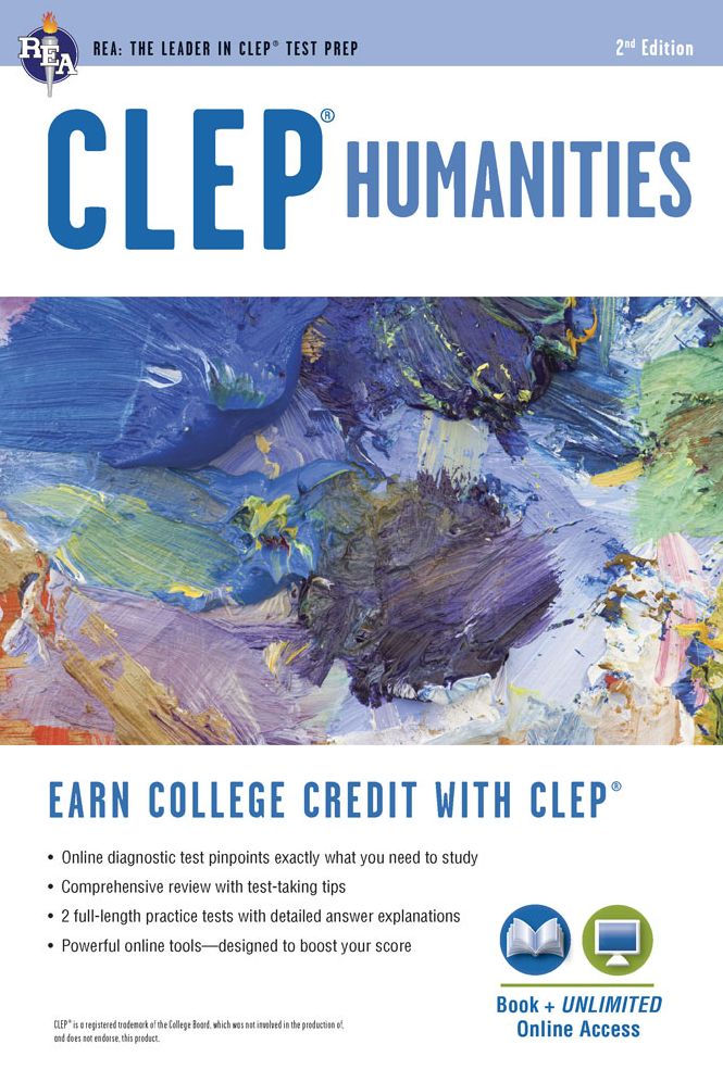 CLEP® Humanities Book + Online