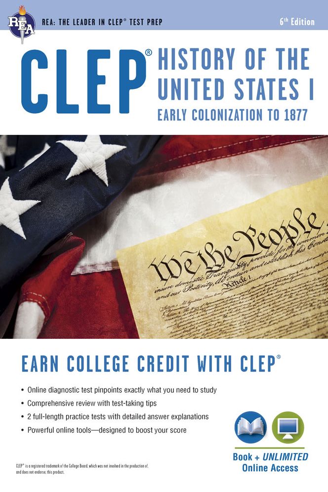 CLEP® History of the U.S. I Book + Online