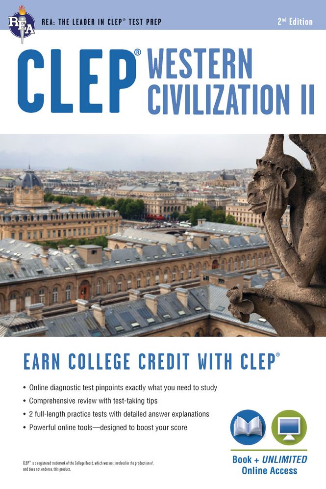 CLEP Western Civilization II w/online Practice Tests, 2nd Edition