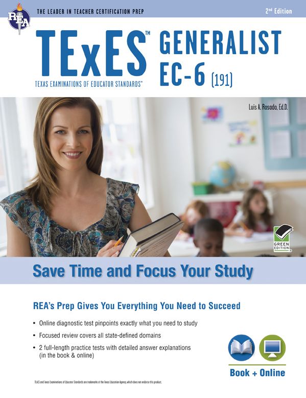 TExES Generalist EC-6 (191) Book + Online