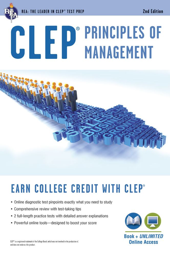 CLEP® Principles of Management Book + Online
