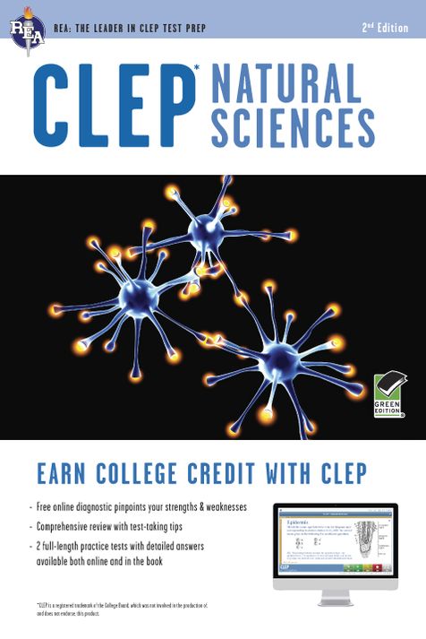 CLEP Natural Sciences w/Online Practice Tests, 2nd Edition