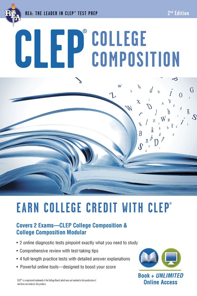 CLEP College Composition & College Composition Modular with Online Practice Tests, 2nd Ed.