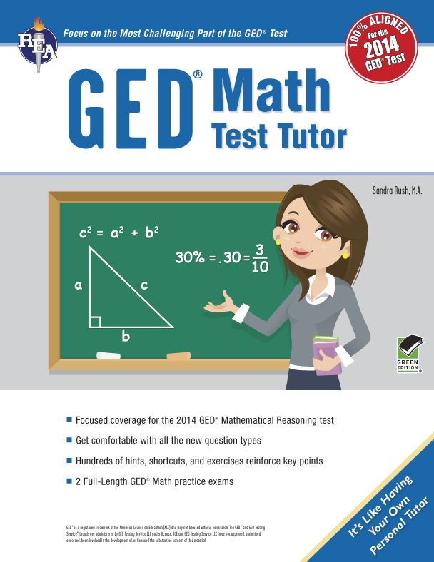 GED® Math Test Tutor, For the 2014 GED® Test