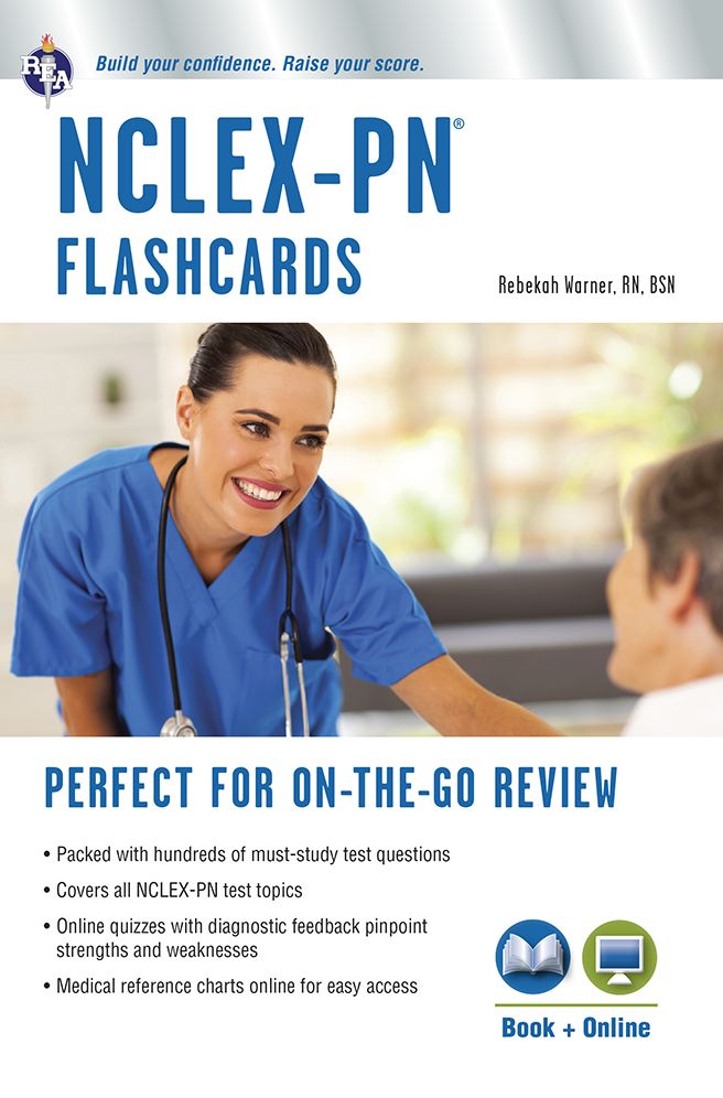 NCLEX-PN Flashcard Book + Online