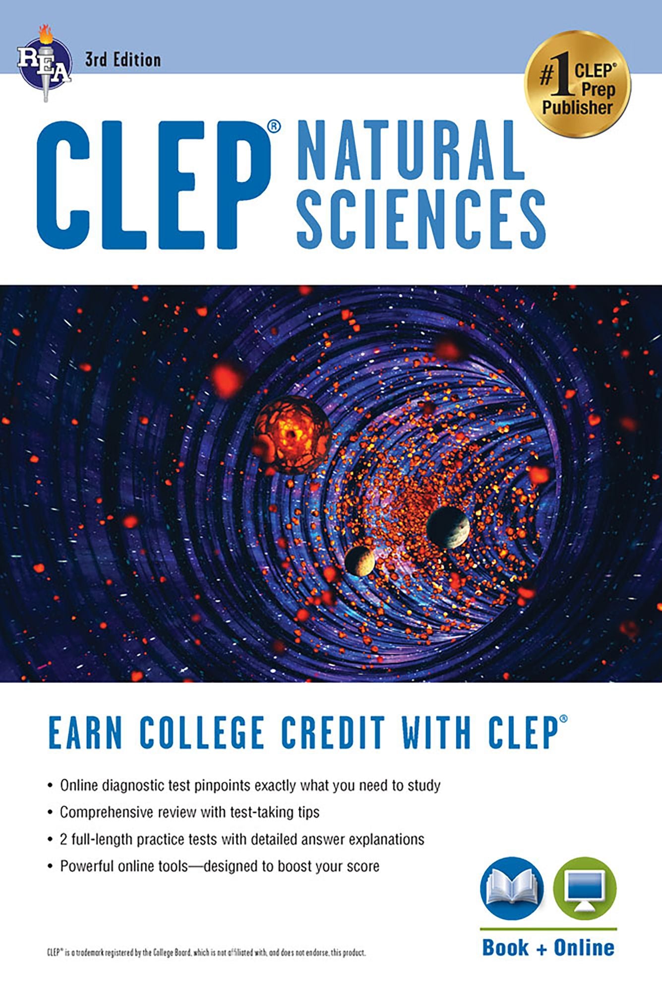 CLEP® Natural Sciences Book + Online