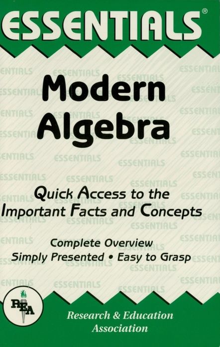 Modern Algebra Essentials