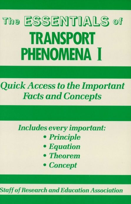 Transport Phenomena I Essentials