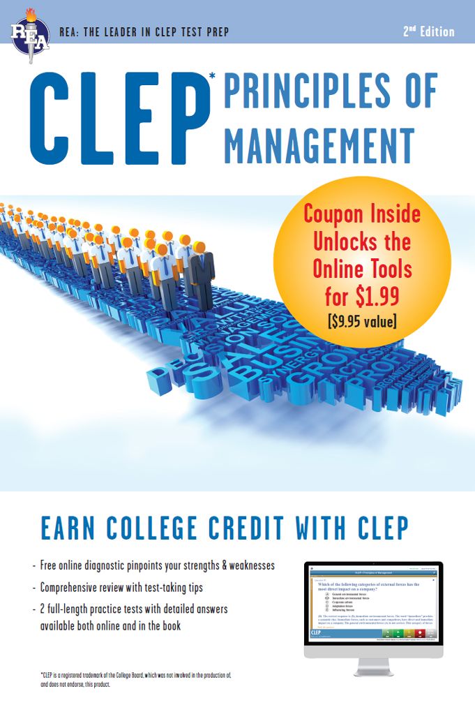 CLEP Principles of Management with Online Practice Exams