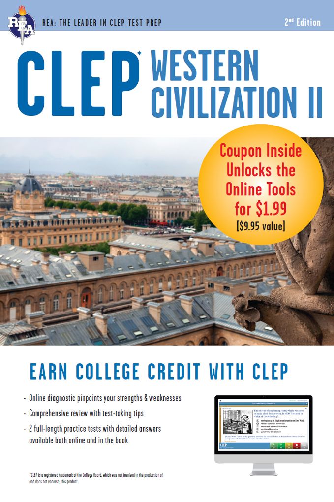 CLEP Western Civilization II with Online Practice Exams