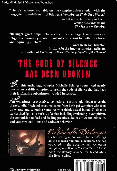 Vampires in Their Own Words: An Anthology of Vampire Voices