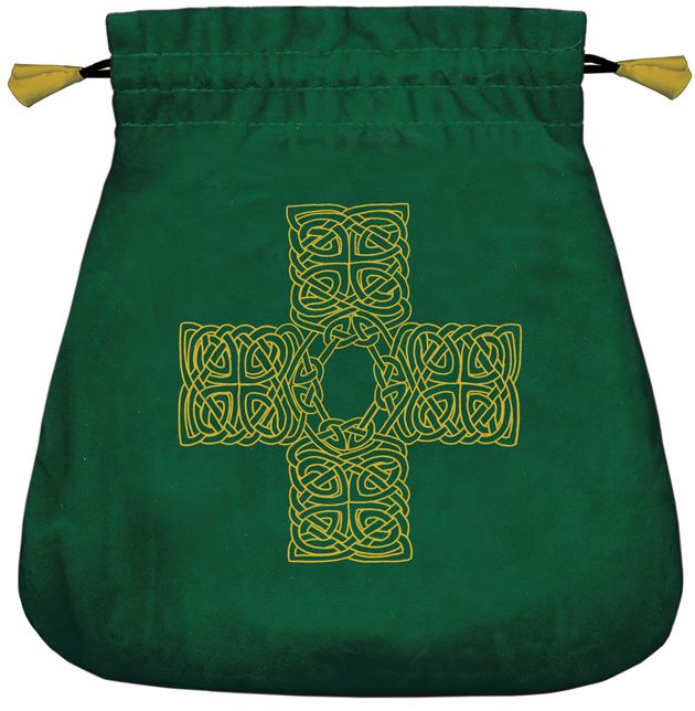 Celtic Cross Velvet Bag