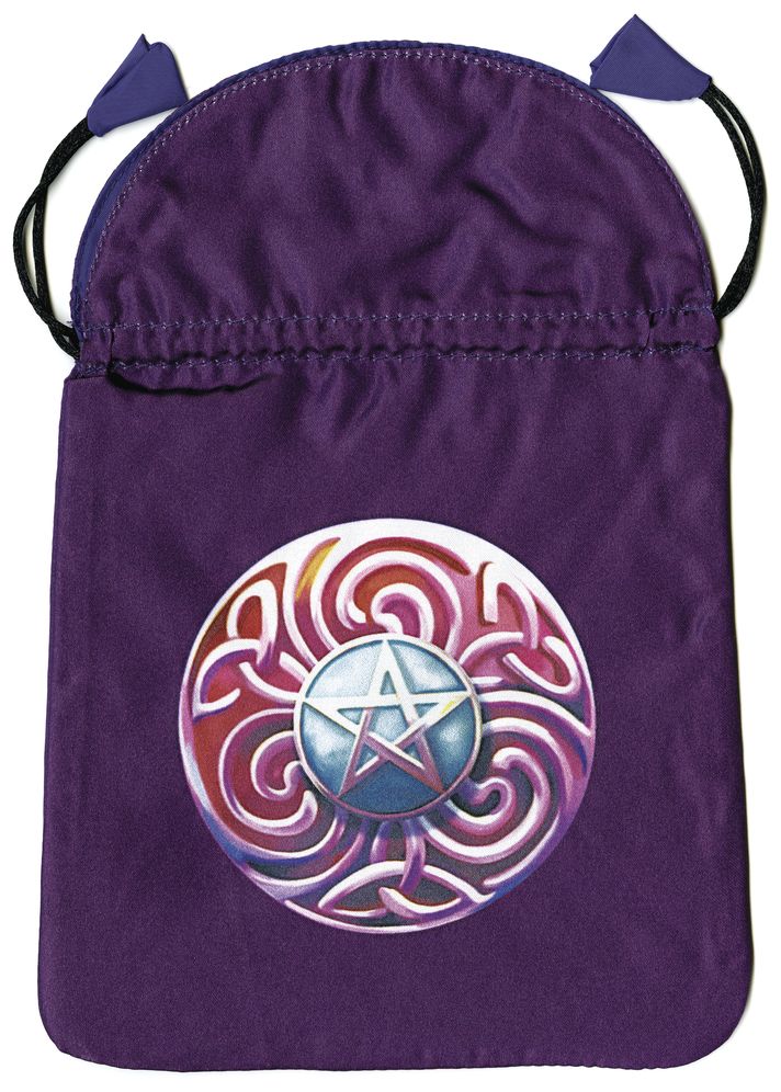 Magic Star Satin Tarot Bag