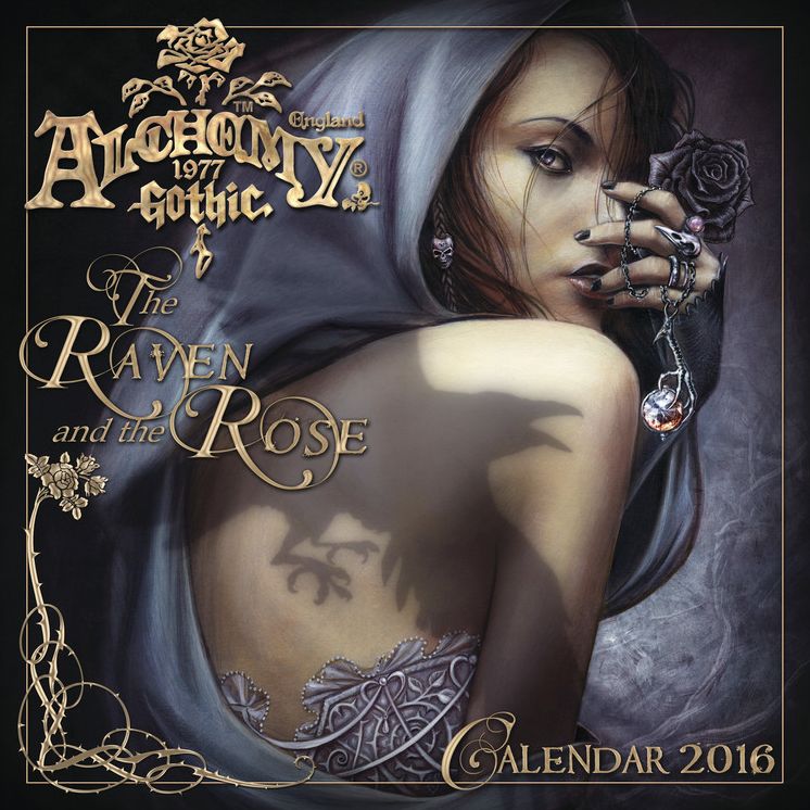 Alchemy 1977 Gothic 2016 Calendar: The Raven and the Rose