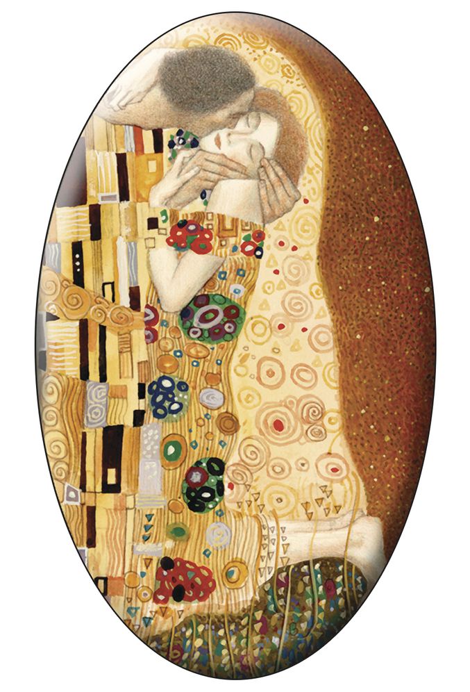 Tarot of Klimt The Lovers Magnet