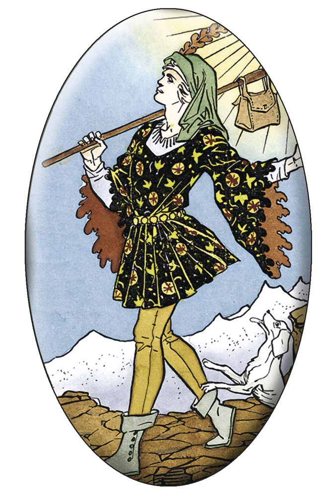 Universal Tarot The Fool Magnet