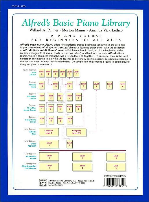 Alfred's Basic Piano Prep Course Solo Book, Bk E