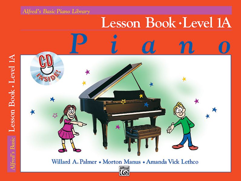 Alfred's Basic Piano Course Lesson Book, Bk 1A: Book & CD