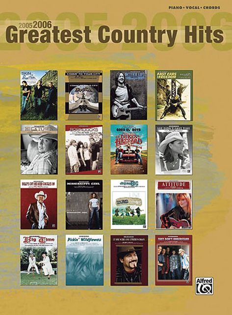 2005-2006 Greatest Country Hits: Piano/Vocal/Chords