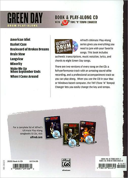 Ultimate Drum Play-Along Green Day: Book & CD
