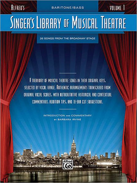 Singer's Library of Musical Theatre, Vol 1: Baritone/Bass Voice