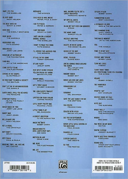 The Early Rock Songs Big Book: Piano/Vocal/Chords