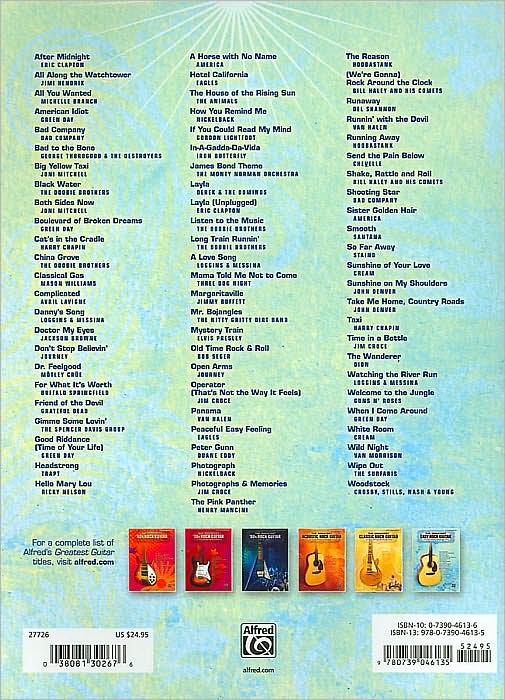 The Greatest Easy Rock Guitar: Easy Guitar TAB