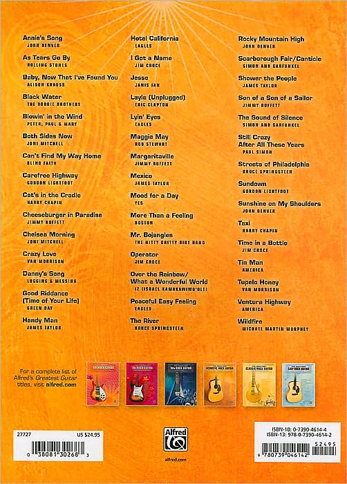 The Greatest Acoustic Rock Guitar: Authentic Guitar TAB