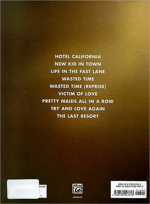 Eagles -- Hotel California: Piano/Vocal/Chords