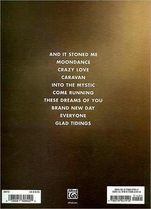 Van Morrison -- Moondance: Piano/Vocal/Chords