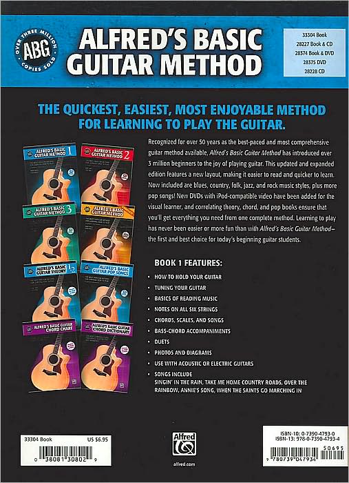 Alfred's Basic Guitar Method, Bk 1
