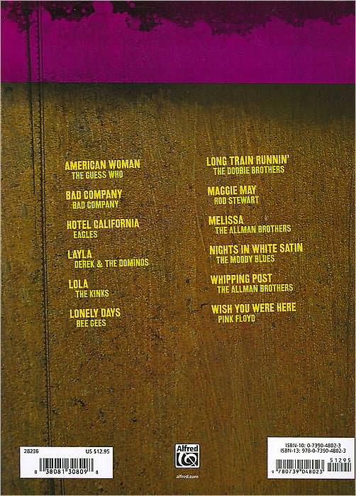 Classic '70s Hits for Easy Guitar: Easy Guitar TAB