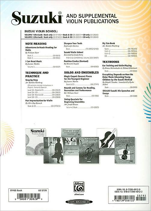 Suzuki Violin School, Vol 2: Violin Part