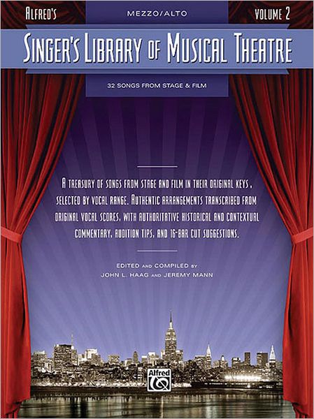 Singer's Library of Musical Theatre, Vol 2: Mezzo Soprano/Alto Voice