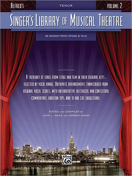 Singer's Library of Musical Theatre, Vol 2: Tenor Voice